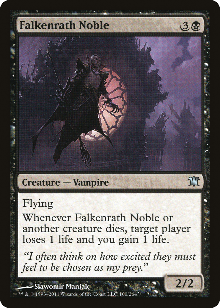 Image of Falkenrath Noble (ISD-100) - Innistrad