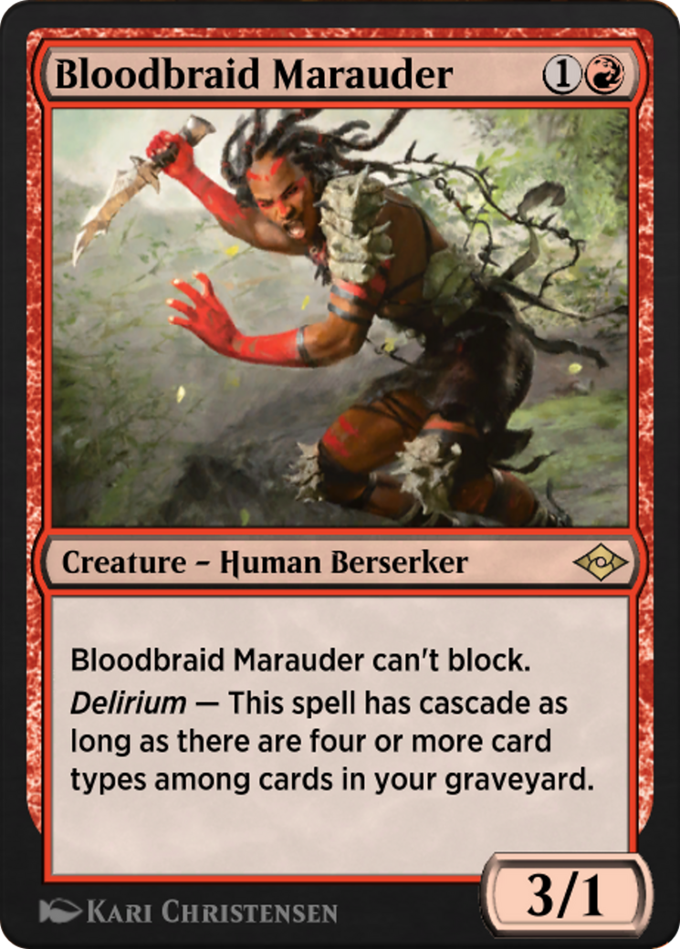 Image of Bloodbraid Marauder (J21-420) - Jumpstart: Historic Horizons