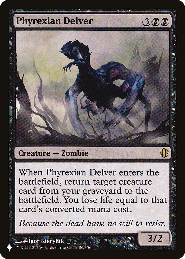 Image of Phyrexian Delver (LIST-C13-86) - The List