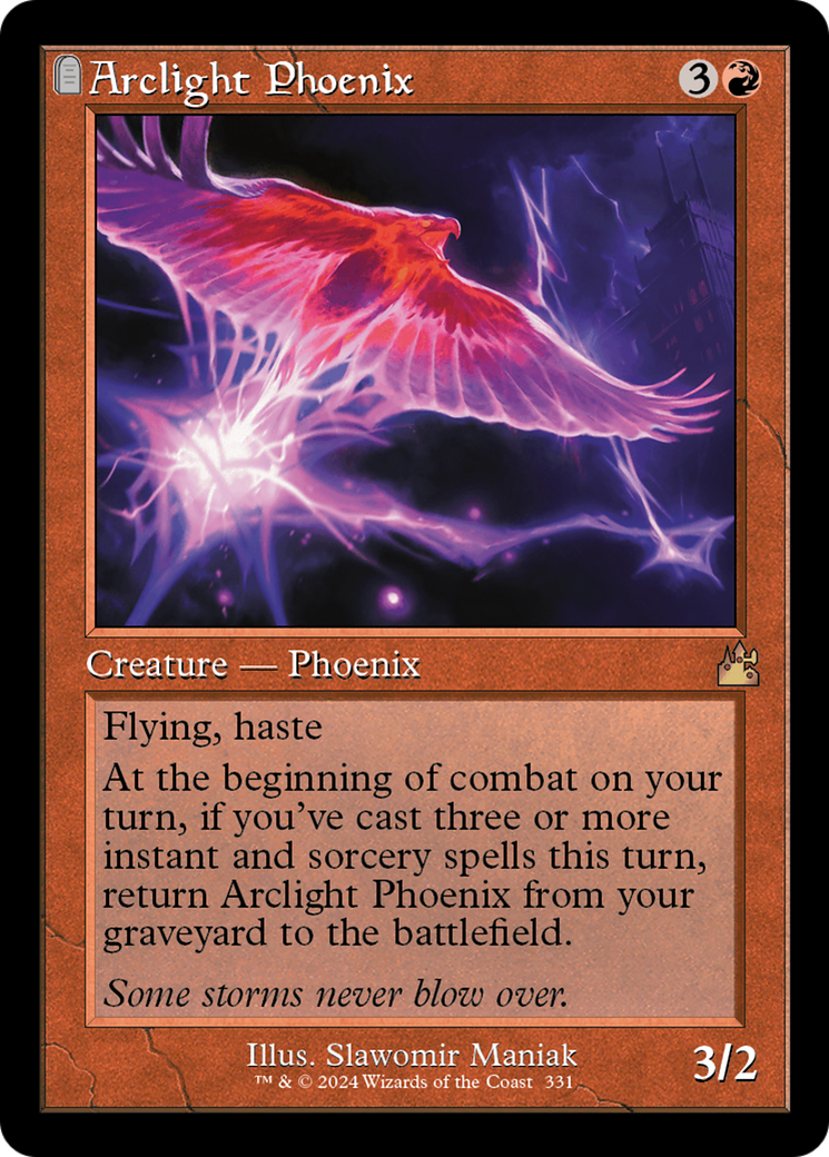 Image of Arclight Phoenix (Retro Frame) (RVR-331) - Ravnica Remastered: (tombstone)