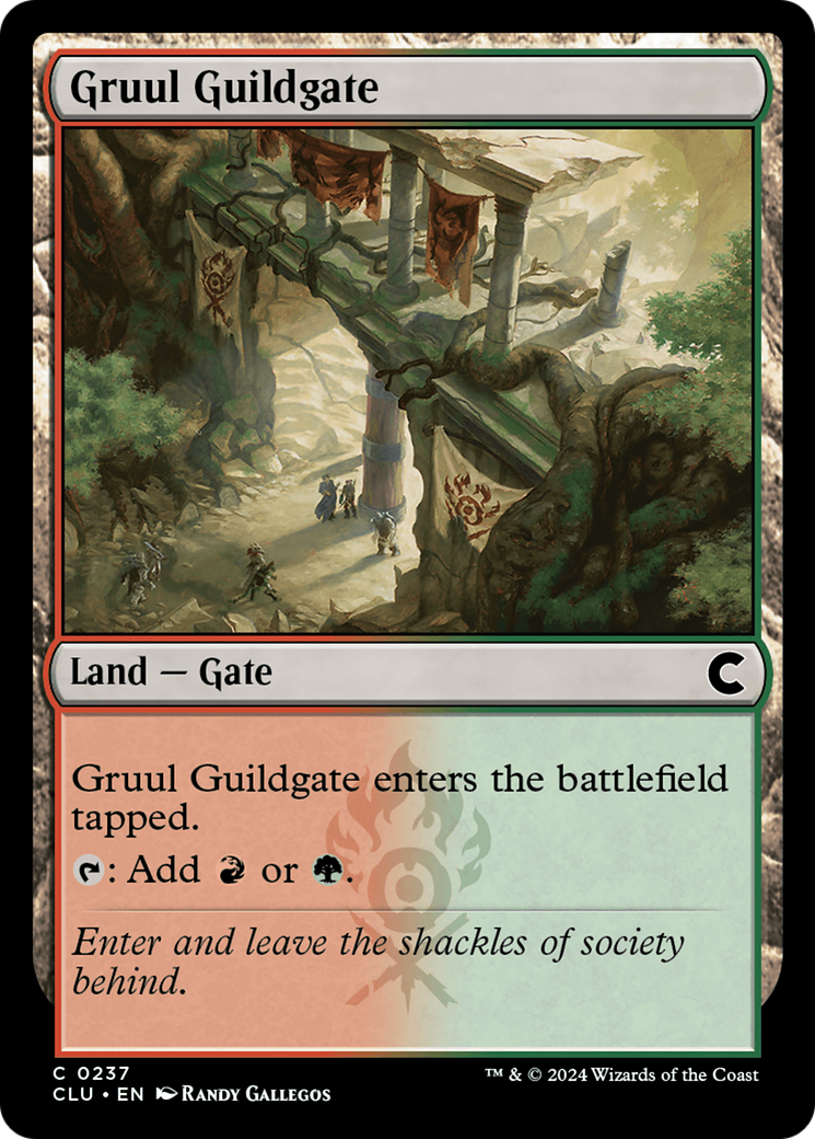 Image of Gruul Guildgate (CLU-237) - Ravnica: Clue Edition