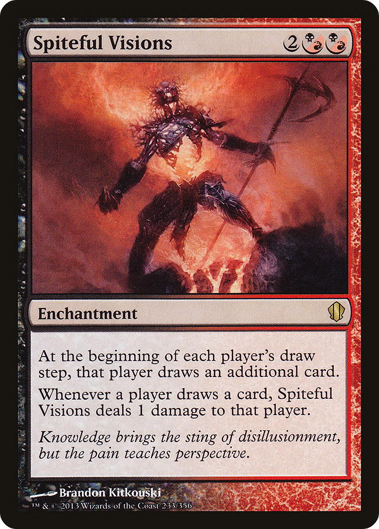 Image of Spiteful Visions (C13-233) - Commander 2013