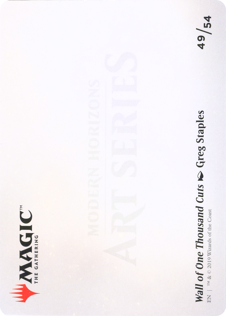Image of Wall of One Thousand Cuts // Wall of One Thousand Cuts (AMH1-049) - Modern Horizons Art Series (Borderless)