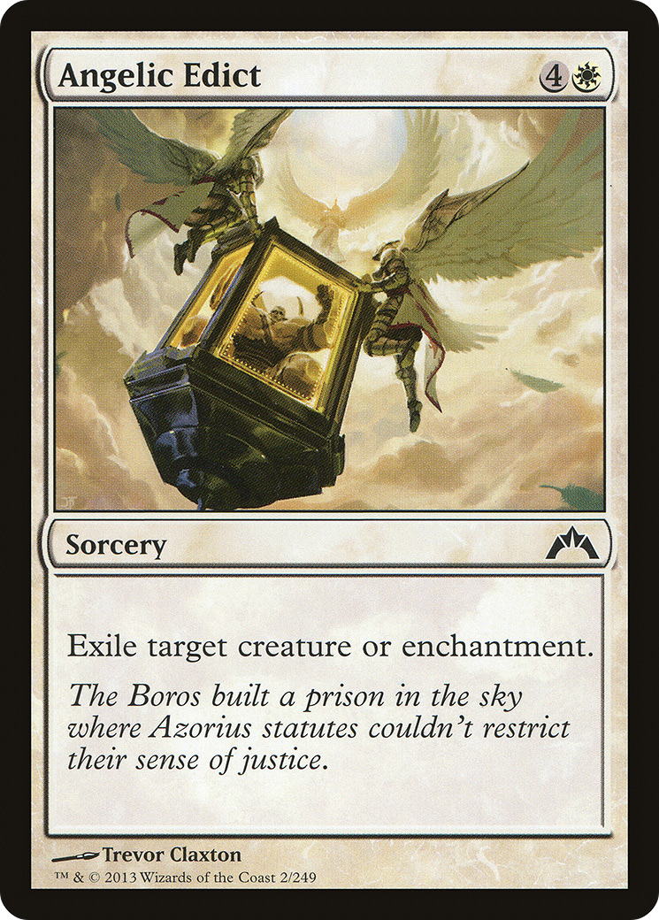 Image of Angelic Edict (GTC-002) - Gatecrash Foil
