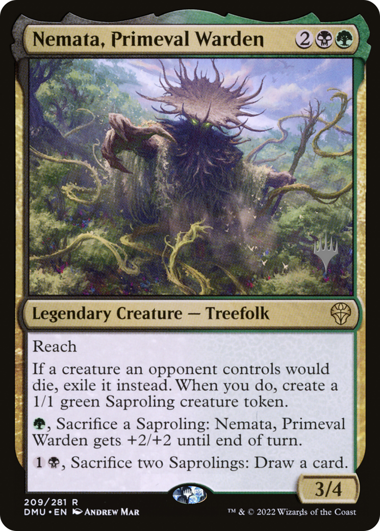 Image of Nemata, Primeval Warden (PPDMU-209) - Dominaria United Promos Foil