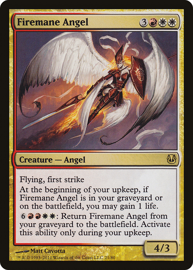 Image of Firemane Angel (DDH-021) - Duel Decks: Ajani vs. Nicol Bolas