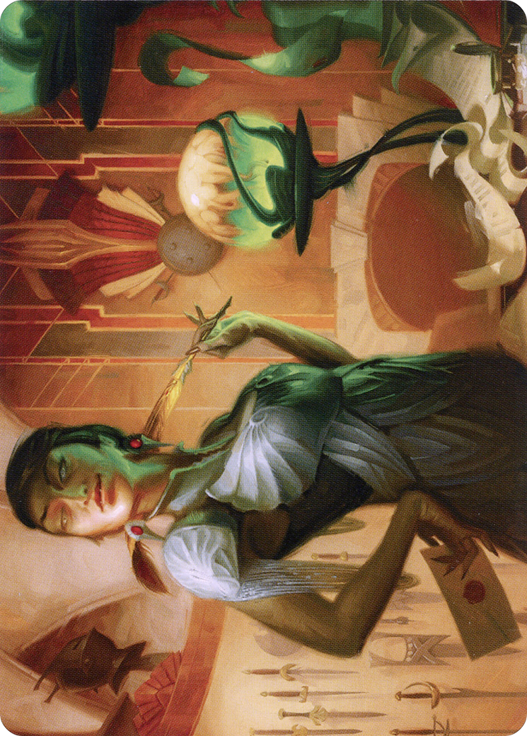Image of Mari, the Killing Quill // Mari, the Killing Quill (ASNC-057) - New Capenna Art Series (Borderless) Foil
