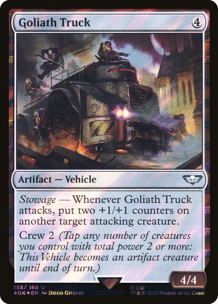 Image of Goliath Truck (Surge Foil) (40K-158) - Warhammer 40,000 Commander Foil