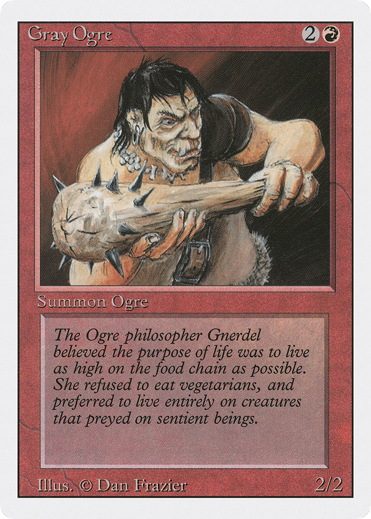 Image of Gray Ogre (3ED-) - Revised Edition