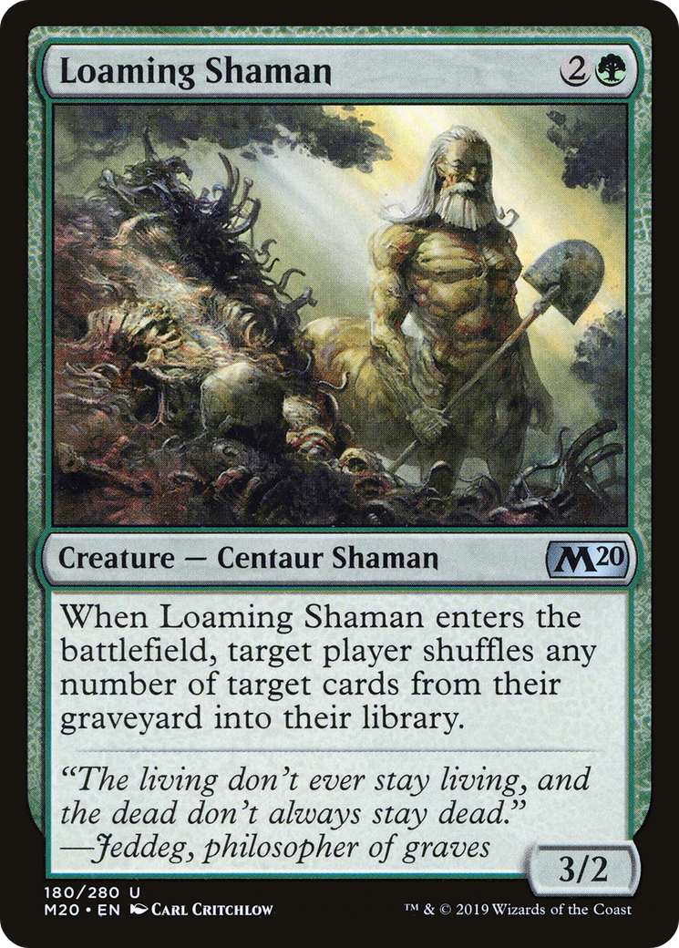 Image of Loaming Shaman (M20-180) - Core Set 2020 Foil