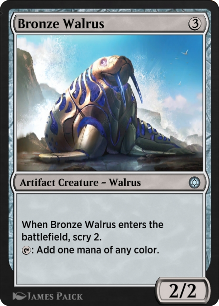 Image of Bronze Walrus (HBG-254) - Alchemy Horizons: Baldur's Gate