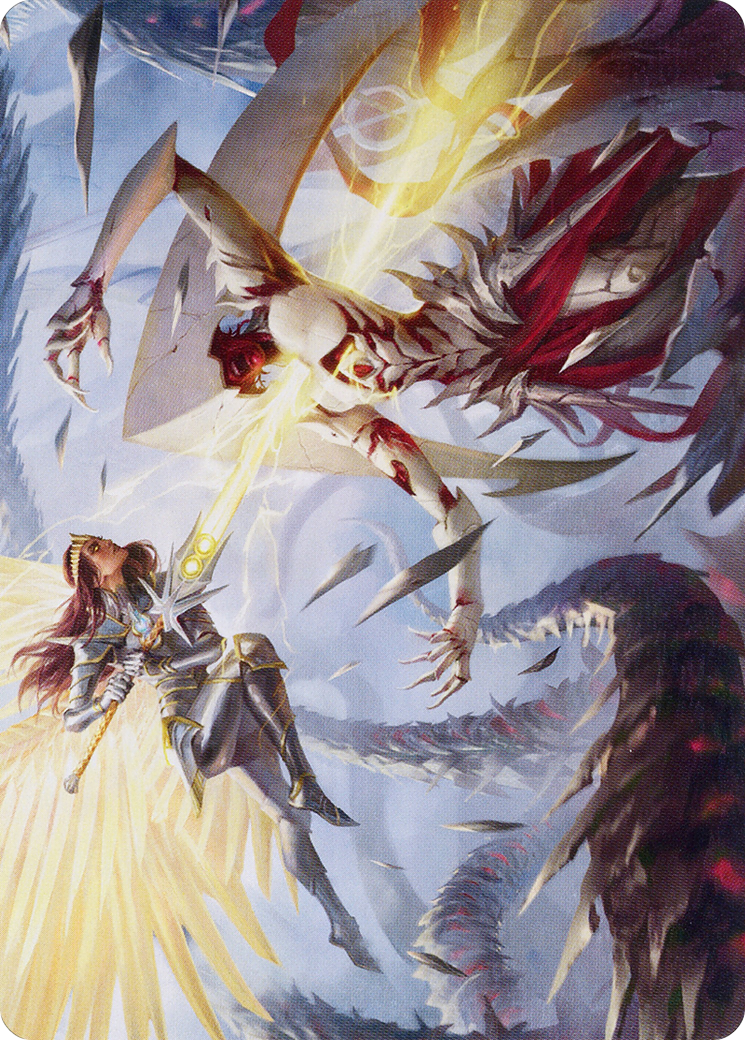 Image of Elspeth's Smite // Elspeth's Smite (AMOM-005) - March of the Machine Art Series (Borderless)