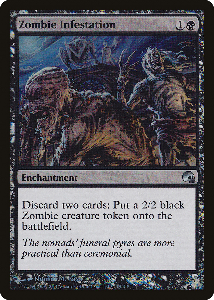Image of Zombie Infestation (GRV-019) - Premium Deck Series: Graveborn Foil