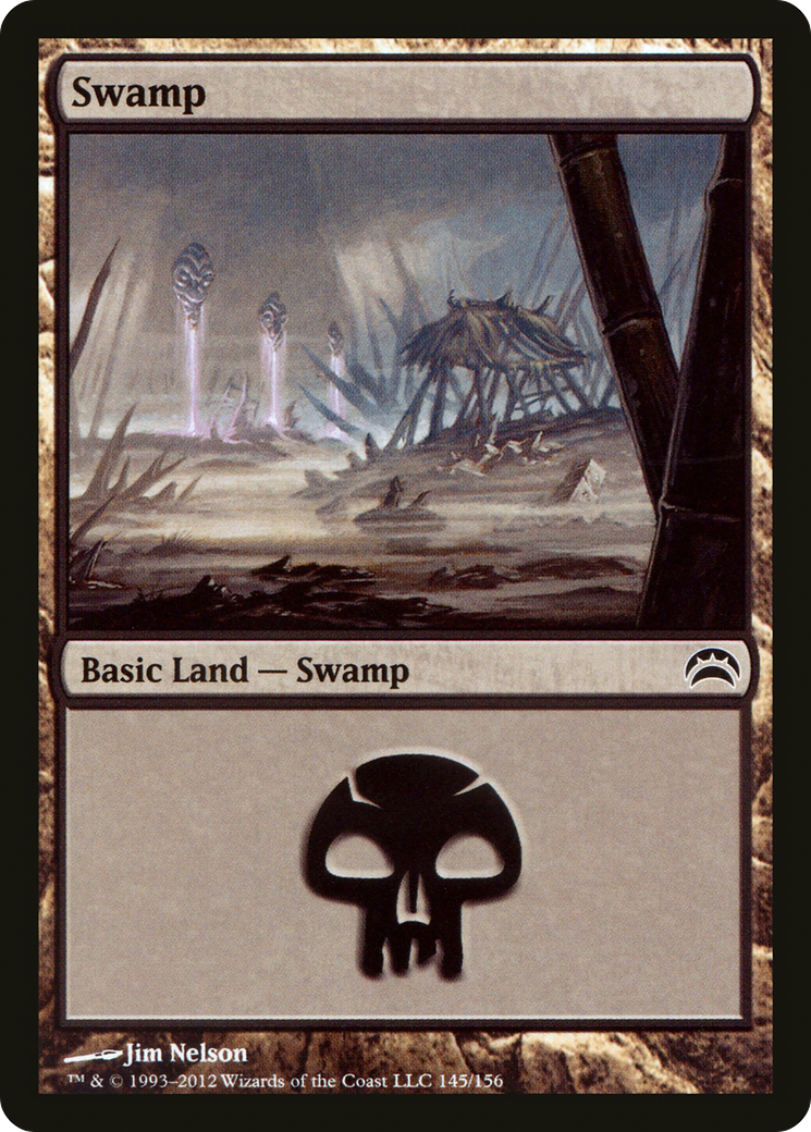 Image of Swamp (145) (PC2-145) - Planechase 2012 Foil