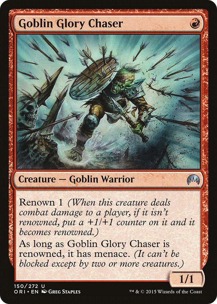 Image of Goblin Glory Chaser (ORI-150) - Magic Origins Foil