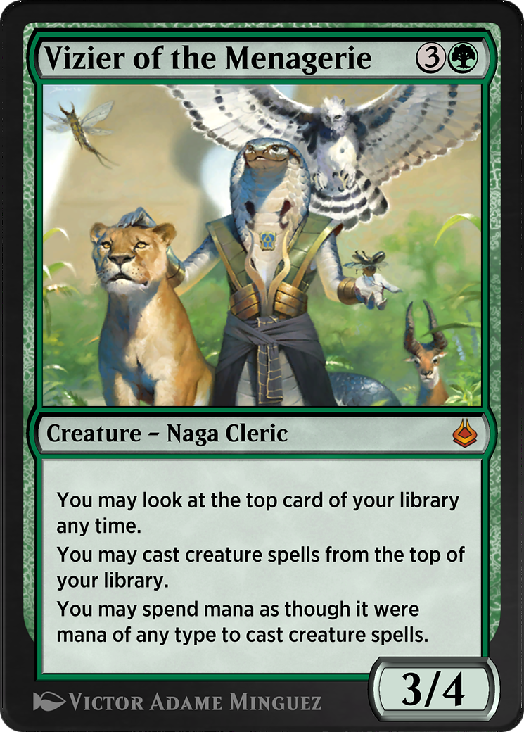 Image of Vizier of the Menagerie (AKR-224) - Amonkhet Remastered