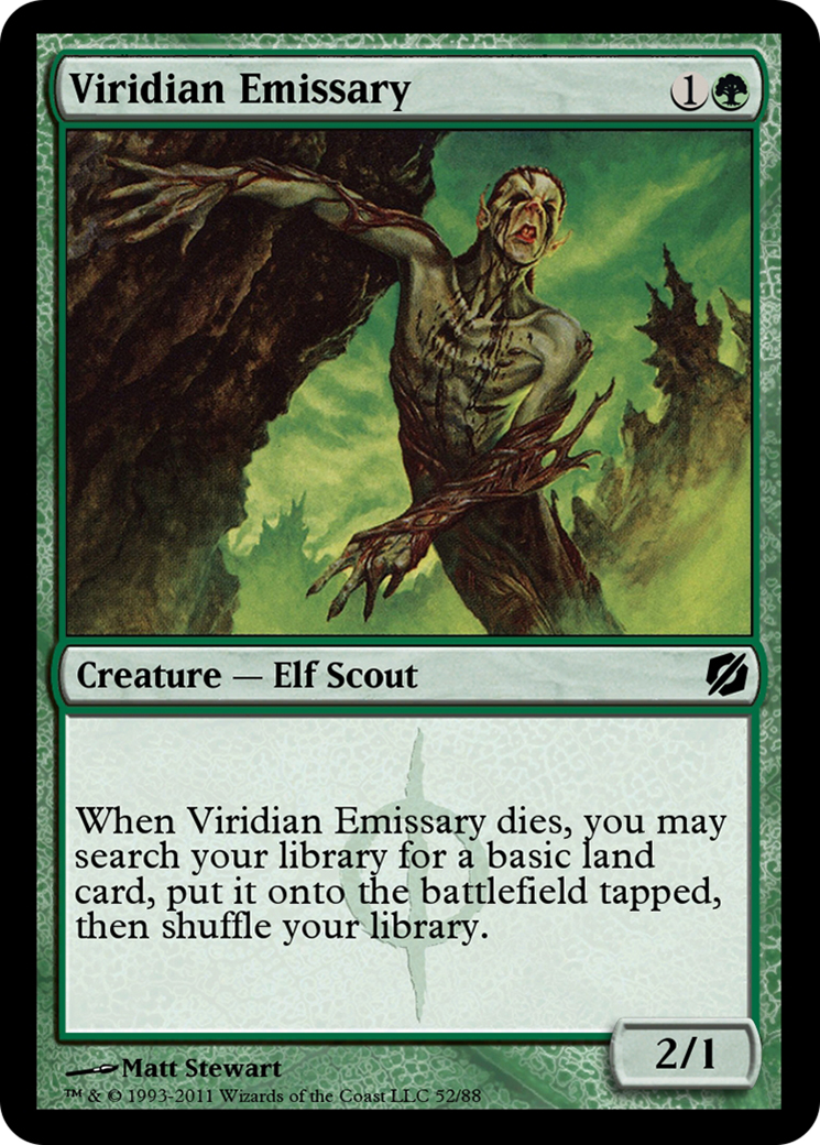 Image of Viridian Emissary (TD2-052) - Duel Decks: Mirrodin Pure vs. New Phyrexia