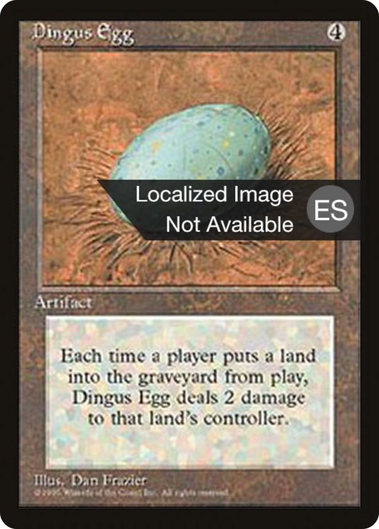 Image of Dingus Egg (4BB-) - Fourth Edition Foreign Black Border