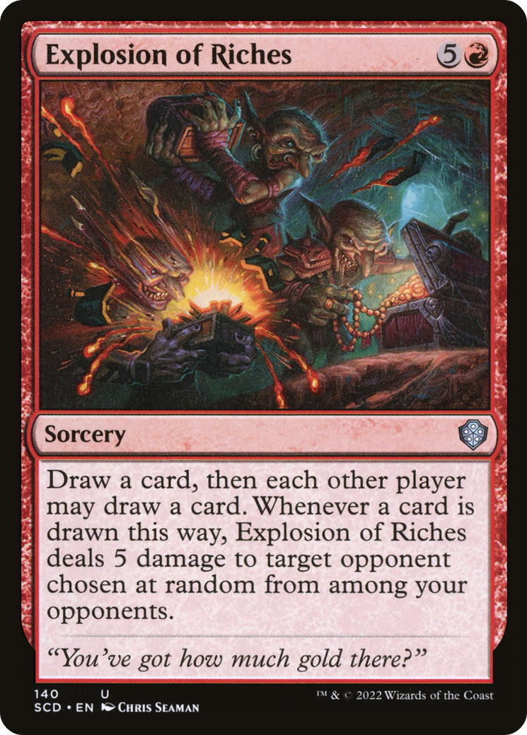 Image of Explosion of Riches (SCD-140) - Starter Commander Decks