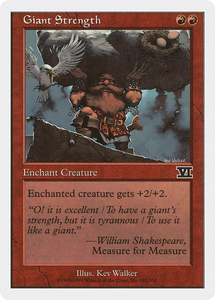 Image of Giant Strength (6ED-181) - Classic Sixth Edition