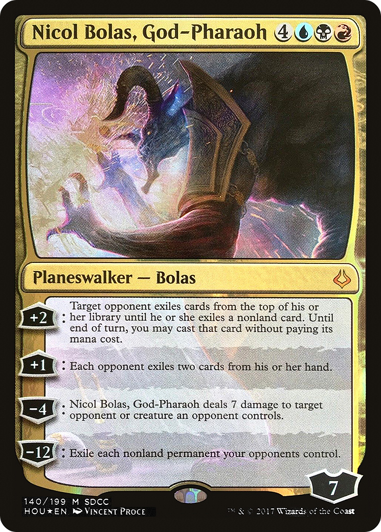 Image of Nicol Bolas, God-Pharaoh (SDCC 2017 Exclusive) (MEDIA-140) - San Diego Comic-Con 2017 Foil