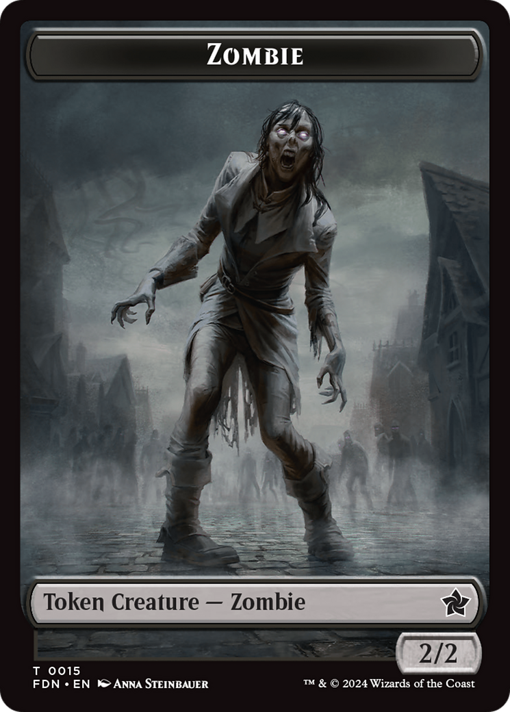 Image of Zombie (TFDN-015) - Foundations Tokens Foil