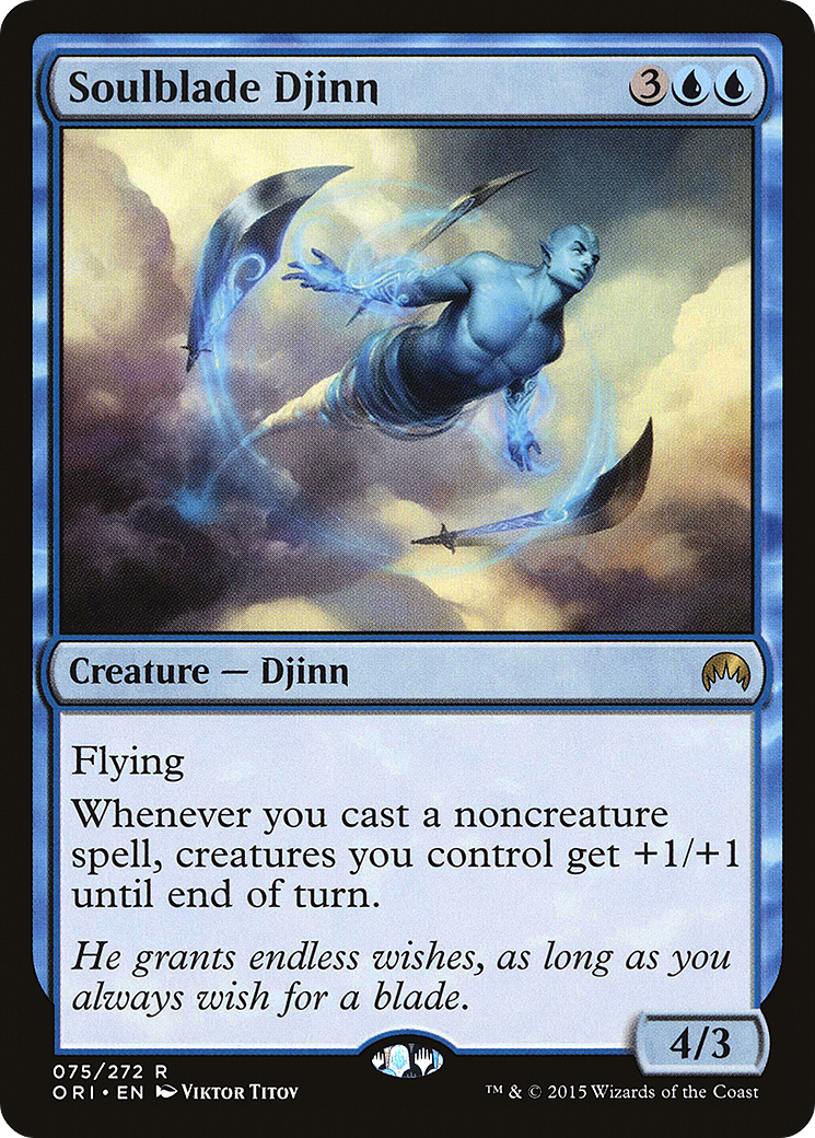 Image of Soulblade Djinn (ORI-075) - Magic Origins Foil