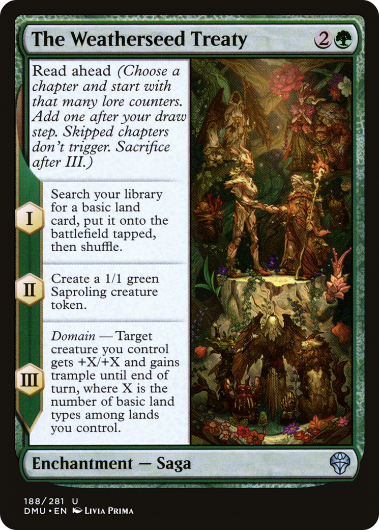 Image of The Weatherseed Treaty (DMU-188) - Dominaria United Foil