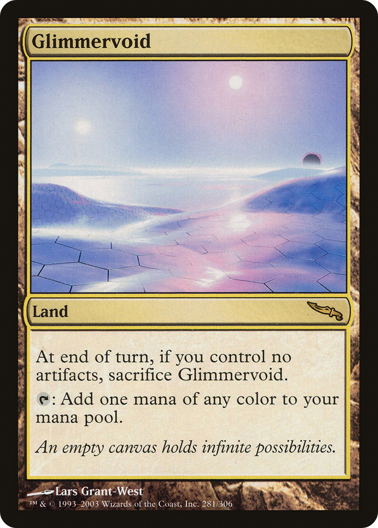 Image of Glimmervoid (MRD-281) - Mirrodin Foil