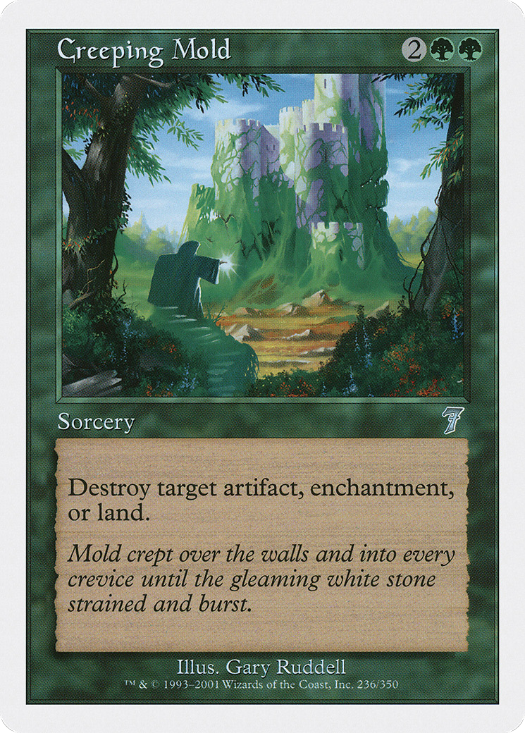 Image of Creeping Mold (7ED-236) - 7th Edition Foil