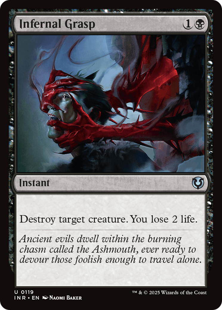 Image of Infernal Grasp (INR-119) - Innistrad Remastered Foil