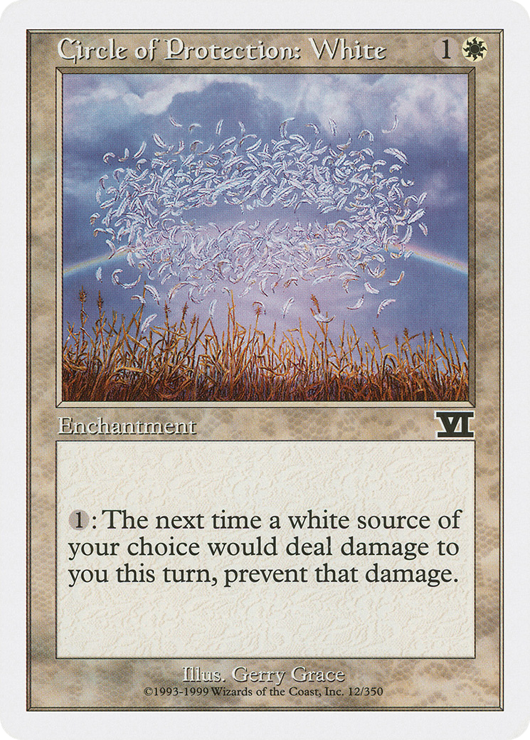 Image of Circle of Protection: White (6ED-012) - Classic Sixth Edition
