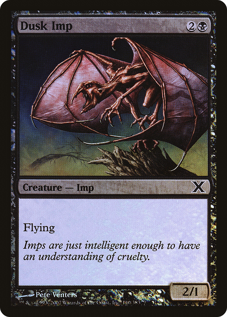 Image of Dusk Imp (10E-140★) - Tenth Edition Foil
