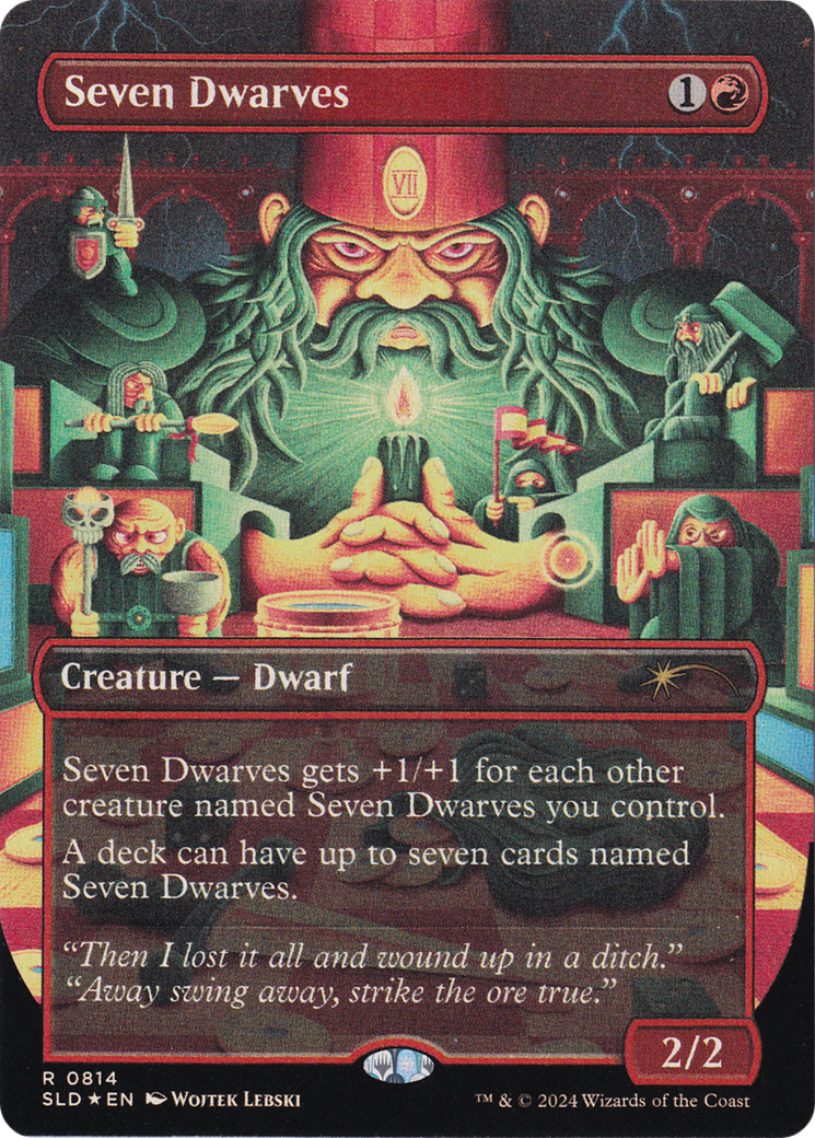 Image of Seven Dwarves (SLD-814) - Secret Lair Drop (Borderless) Foil