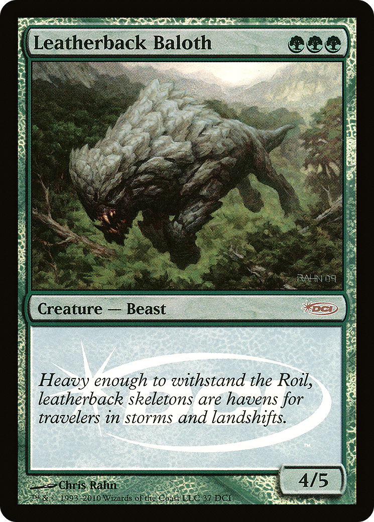 Image of Leatherback Baloth (WPN-037) - DCI Promos Foil