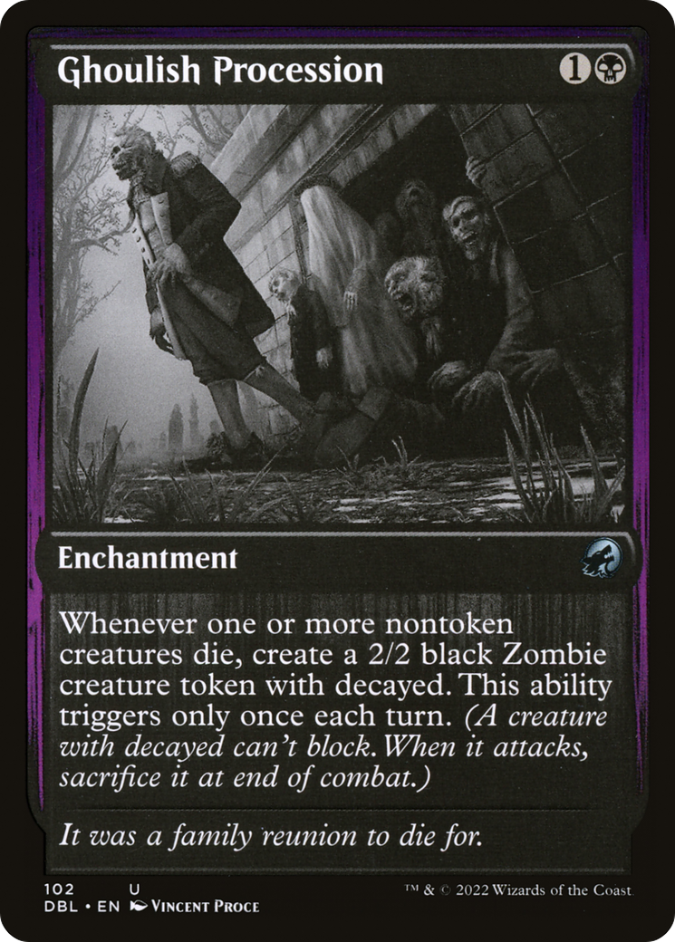 Image of Ghoulish Procession (DBL-102) - Innistrad: Double Feature