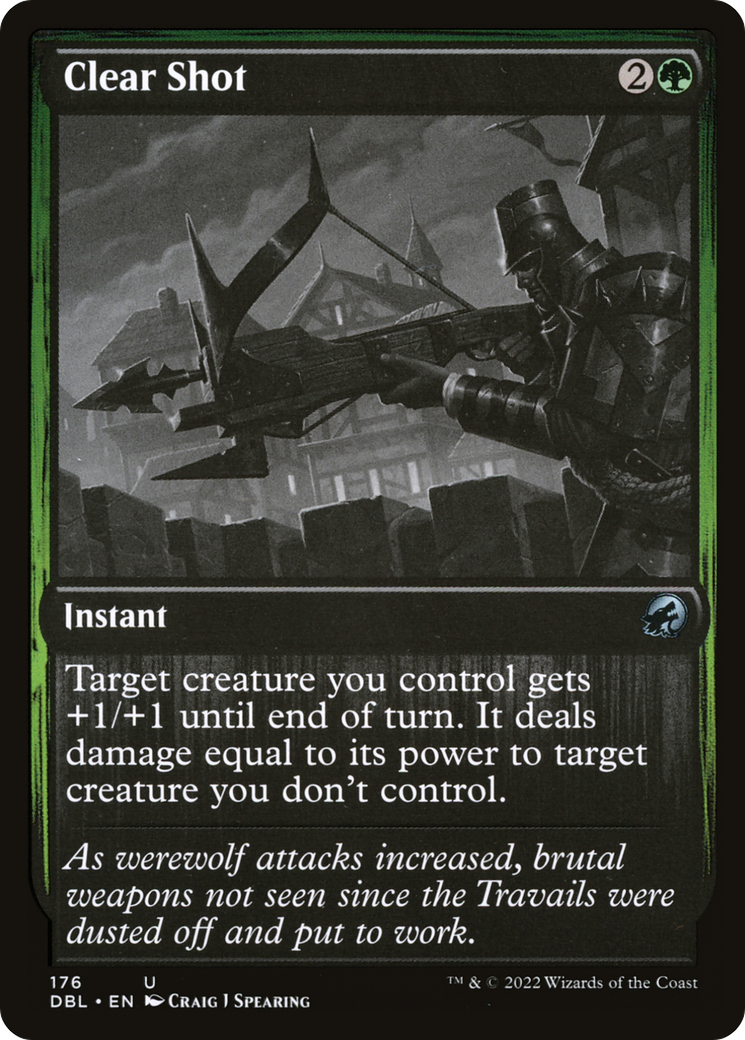 Image of Clear Shot (DBL-176) - Innistrad: Double Feature Foil