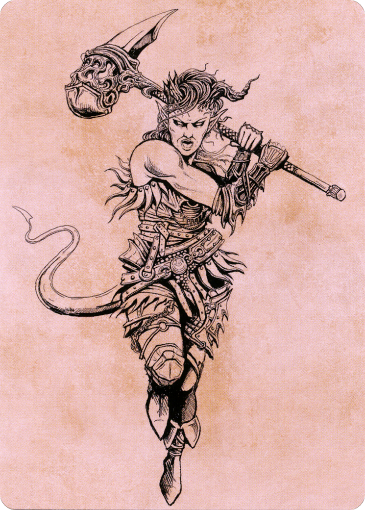 Image of Karlach, Fury of Avernus // Karlach, Fury of Avernus (ACLB-054) - Battle for Baldur's Gate Art Series (Borderless)