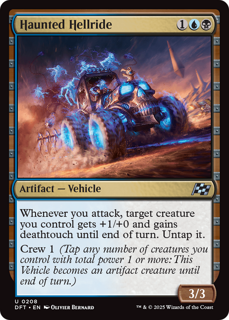 Image of Haunted Hellride (DFT-208) - Aetherdrift Foil