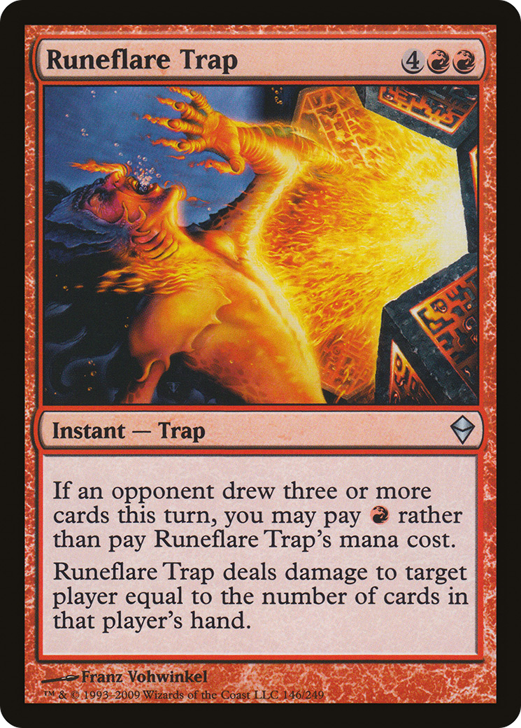 Image of Runeflare Trap (ZEN-146) - Zendikar Foil