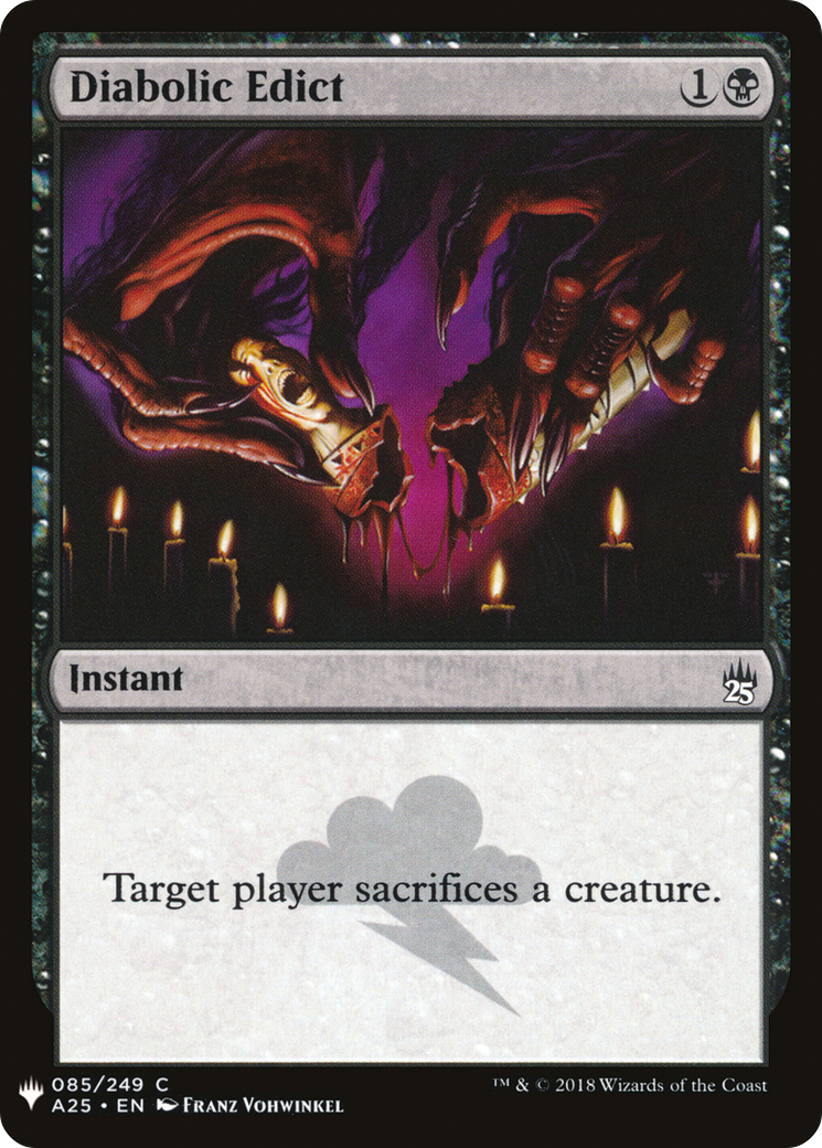 Image of Diabolic Edict (LIST-A25-85) - The List