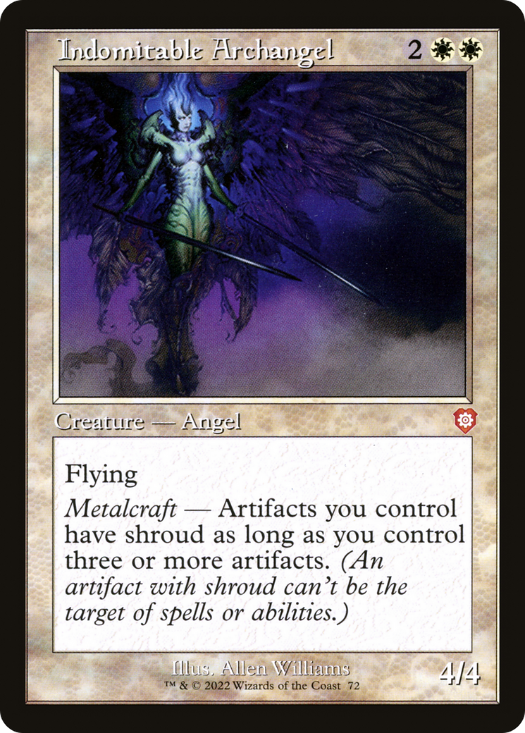 Image of Indomitable Archangel (Retro Frame) (BRC-072) - The Brothers' War Commander