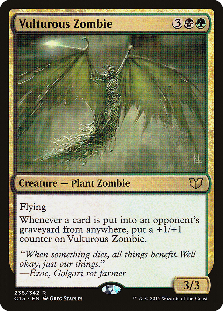 Image of Vulturous Zombie (C15-238) - Commander 2015