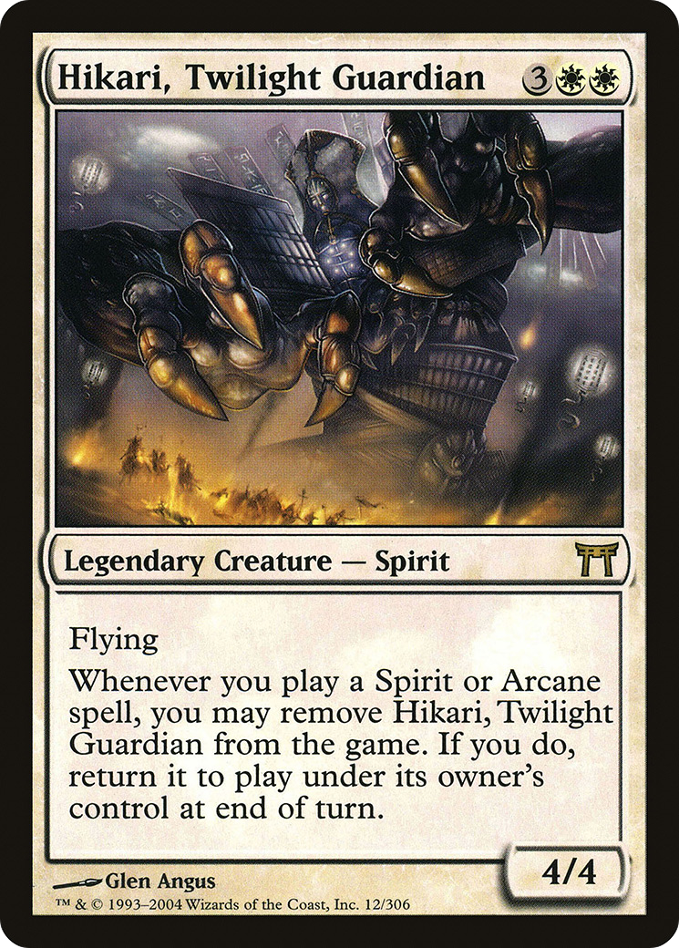 Image of Hikari, Twilight Guardian (CHK-012) - Champions of Kamigawa