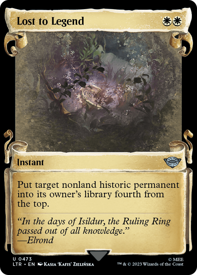 Image of Lost to Legend (Showcase Scrolls) (LTR-473) - The Lord of the Rings: Tales of Middle-earth: (Showcase) Foil