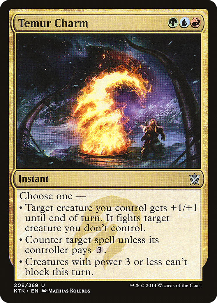 Image of Temur Charm (KTK-208) - Khans of Tarkir Foil