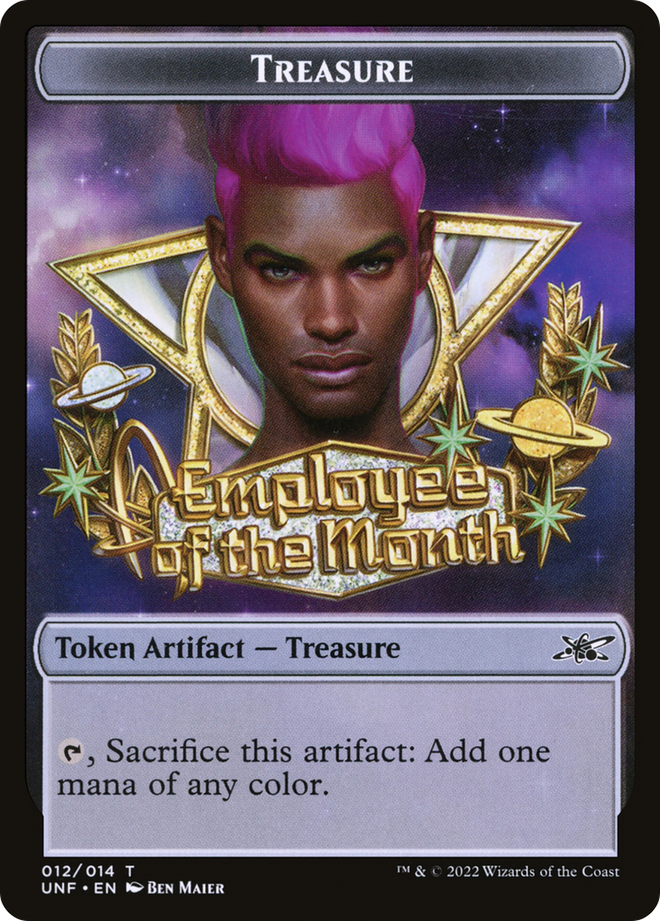 Image of Treasure Token (012) (UNF-012) - Unfinity Tokens