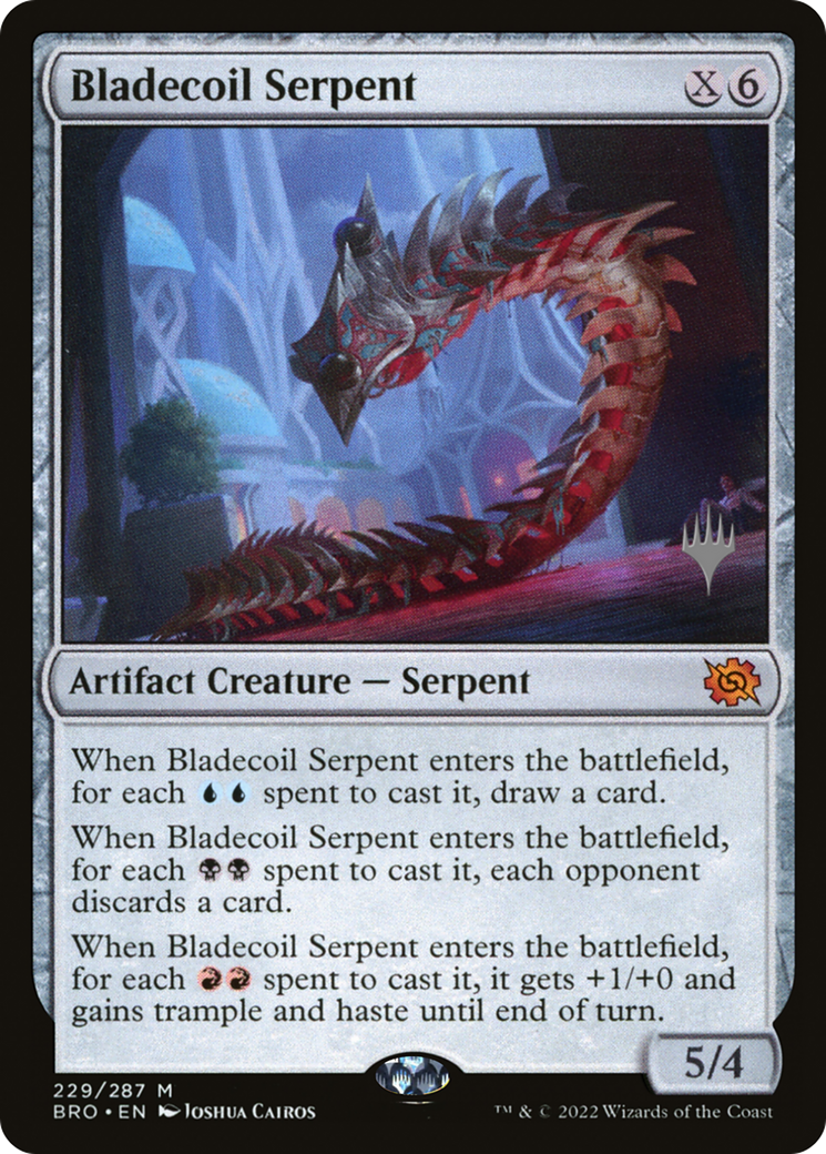 Image of Bladecoil Serpent (PPBRO-229) - The Brothers' War Promos