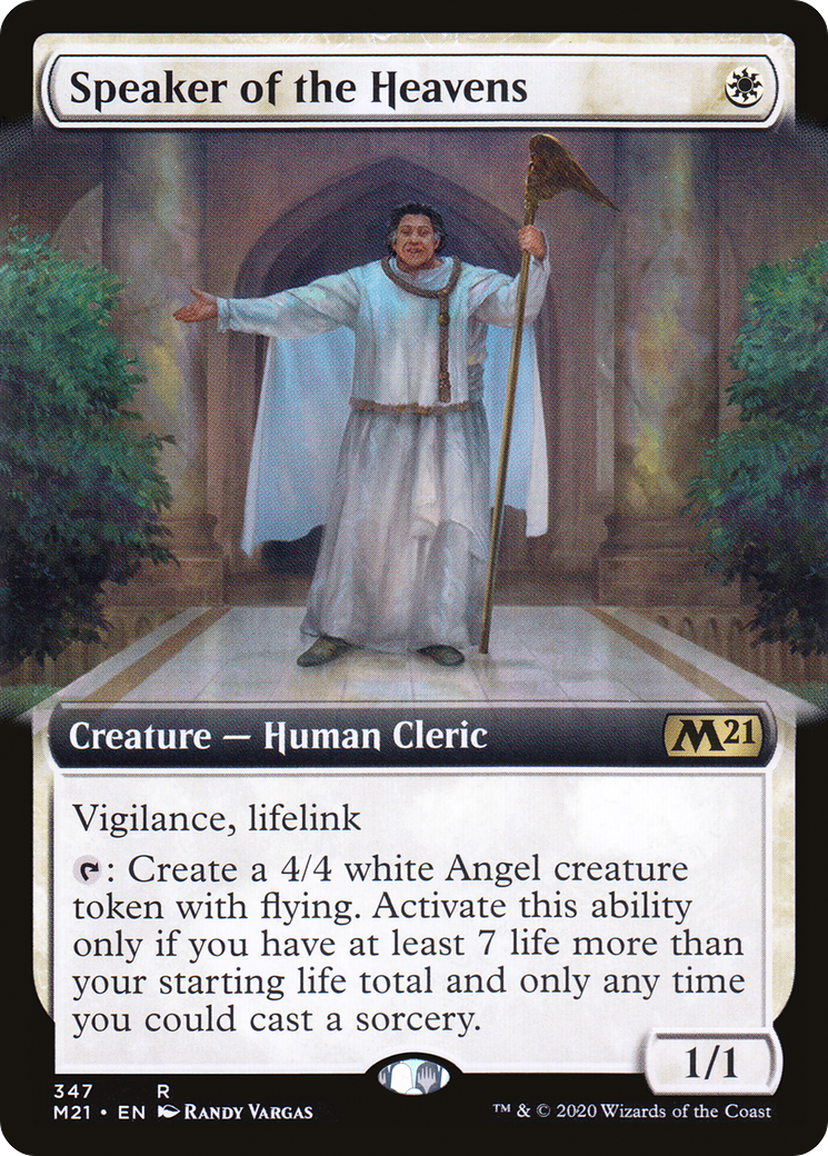 Image of Speaker of the Heavens (Extended Art) (M21-347) - Core Set 2021: (Extended Art) Foil