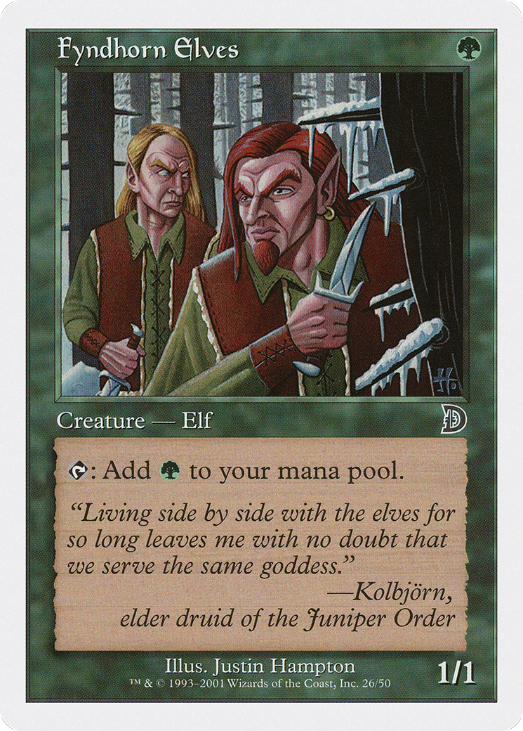 Image of Fyndhorn Elves (DKM-026) - Deckmasters